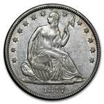 1877 Liberty Seated Half Dollar AU