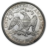1877 Liberty Seated Half Dollar AU