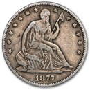 1877 Liberty Seated Half Dollar Fine
