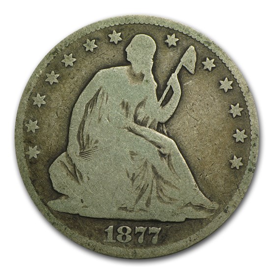 1877 Liberty Seated Half Dollar Good 1877 Liberty Seated Half Dollar Good