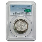 1877 Liberty Seated Half Dollar MS-66+ PCGS CAC