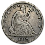 1877 Liberty Seated Half Dollar VF