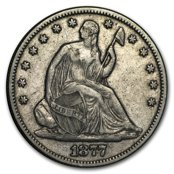 1877 Liberty Seated Half Dollar XF 1877 Liberty Seated Half Dollar XF