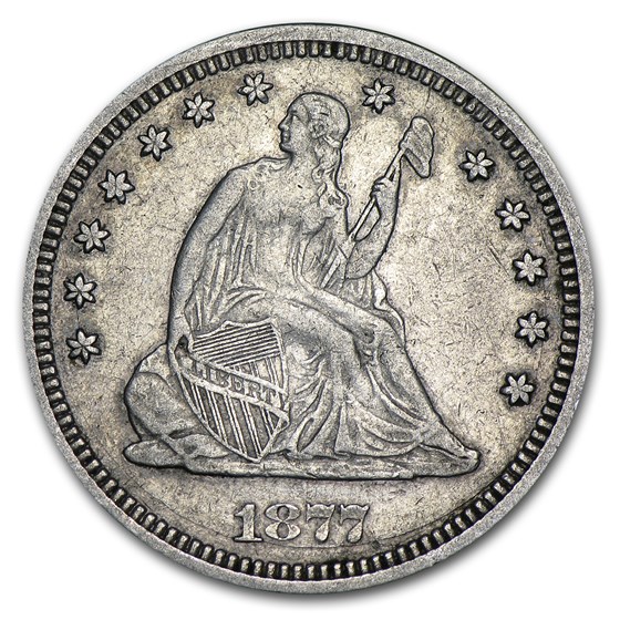 1877 Liberty Seated Quarter XF 1877 Liberty Seated Quarter XF