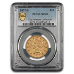 1877-S $10 Liberty Gold Eagle XF-45 PCGS