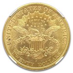 1877-S $20 Liberty Gold Double Eagle MS-61 NGC