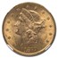 1877-S $20 Liberty Gold Double Eagle MS-62 NGC