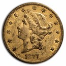 1877-S $20 Liberty Gold Double Eagle XF