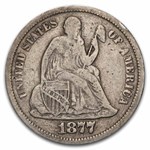 1877-S Liberty Seated Dime Good