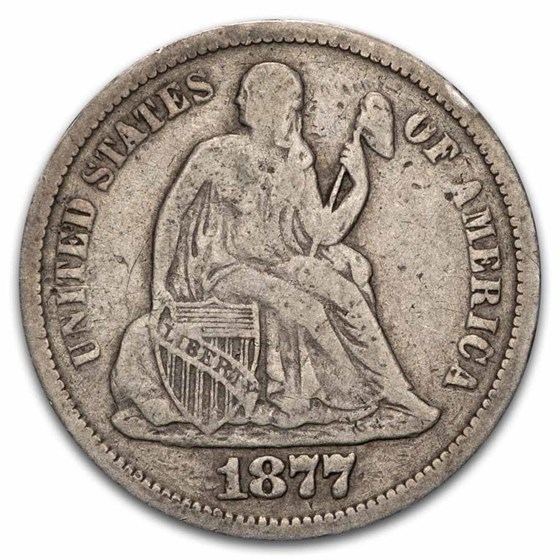 1877-S Liberty Seated Dime Good