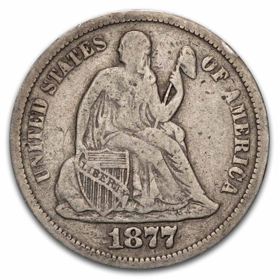 1877-S Liberty Seated Dime Good