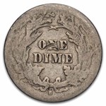 1877-S Liberty Seated Dime Good