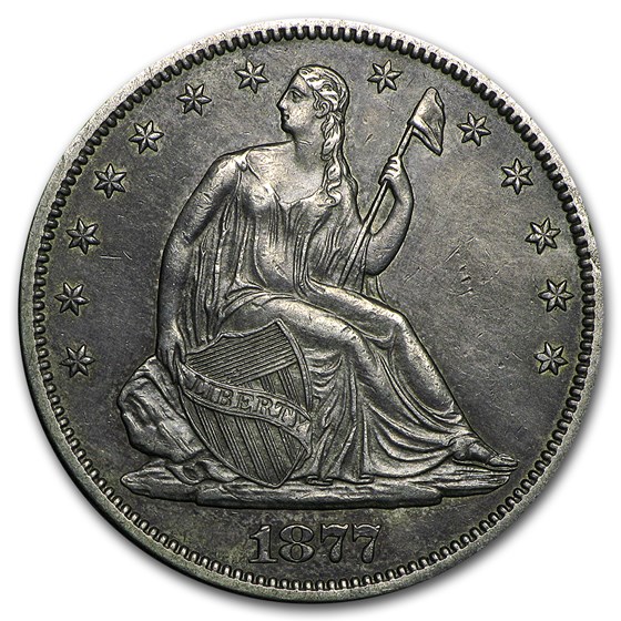 1877-S Liberty Seated Half Dollar AU 1877-S Liberty Seated Half Dollar AU