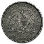 1877-S Liberty Seated Half Dollar AU