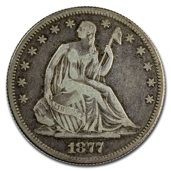 1877-S Liberty Seated Half Dollar Fine 1877-S Liberty Seated Half Dollar Fine