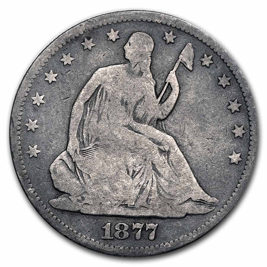 1877-S Liberty Seated Half Dollar Good