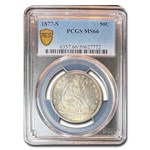 1877-S Liberty Seated Half Dollar MS-66 PCGS