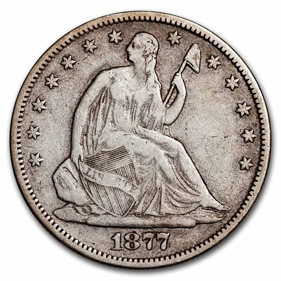 1877-S Liberty Seated Half Dollar VF 1877-S Liberty Seated Half Dollar VF