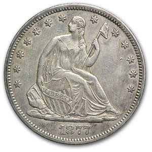 1877-S Liberty Seated Half Dollar XF 1877-S Liberty Seated Half Dollar XF