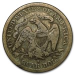 1877-S Liberty Seated Quarter VF