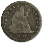 1877-S Liberty Seated Quarter VG