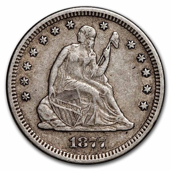 1877-S Liberty Seated Quarter XF 1877-S Liberty Seated Quarter XF