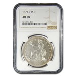 1877-S Trade Dollar AU-58 NGC