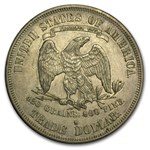 1877-S Trade Dollar AU Details (Cleaned)
