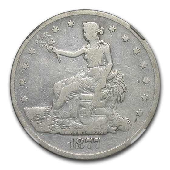 1877-S Trade Dollar Fine-15 NGC 1877-S Trade Dollar Fine-15 NGC