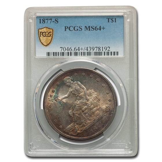 1877-S Trade Dollar MS-64+ PCGS 1877-S Trade Dollar MS-64+ PCGS