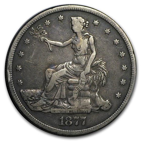 1877-S Trade Dollar VF 1877-S Trade Dollar VF
