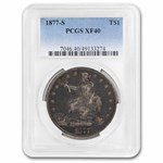 1877-S Trade Dollar XF-40 PCGS