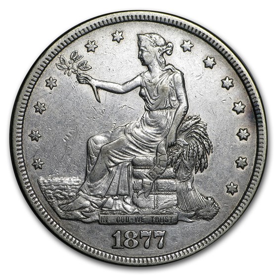 1877 Trade Dollar AU 1877 Trade Dollar AU
