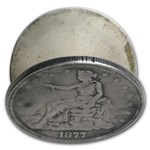 1877 Trade Dollar Opium Dollar Hinged Box VG Details