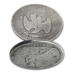 1877 Trade Dollar Opium Dollar Hinged Box VG Details