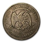 1877 Trade Dollar Opium Dollar Hinged Box VG Details