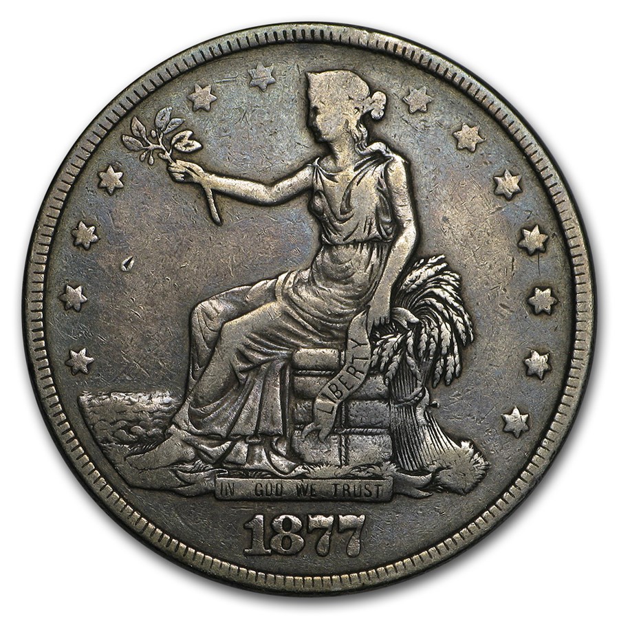 1877 Trade Dollar XF