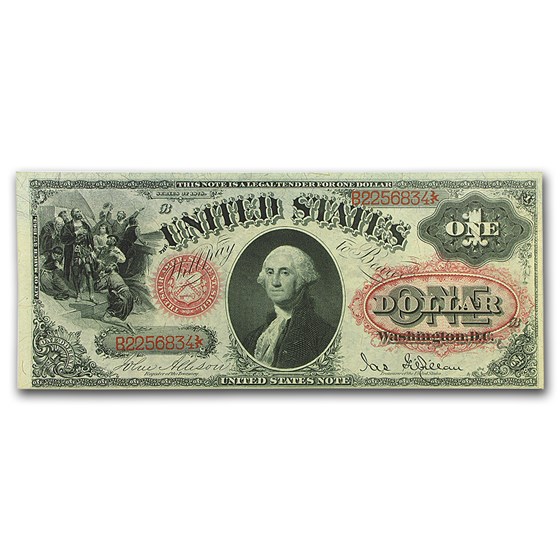 1878 $1.00 Legal Tender George Washington Unc 1878 $1.00 Legal Tender George Washington Unc