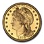 1878 $10 Pattern PR-66+ PCGS (J-1580 GILT)