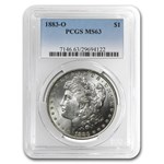 1878-1904 Morgan Dollars MS-63 PCGS (10 Different Dates/Mints)