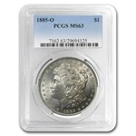 1878-1904 Morgan Dollars MS-63 PCGS (10 Different Dates/Mints)