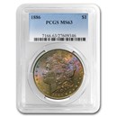 1878-1904 Morgan Dollars MS-63 PCGS (Beautifully Toned)