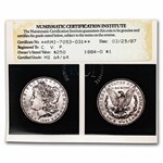 1878-1904 Morgan Dollars MS-64 NCI (Numismatic Cert. Institute)