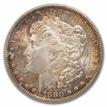 1878-1904 Morgan Dollars MS-64 NGC CAC (Fatty Holder, Toned)