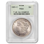 1878-1904 Morgan Dollars MS-64 PCGS (10 Diff. Dates/Mints) OGH