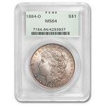 1878-1904 Morgan Dollars MS-64 PCGS (10 Diff. Dates/Mints) OGH