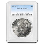 1878-1904 Morgan Dollars MS-64 PCGS (5 Different Dates/Mints)