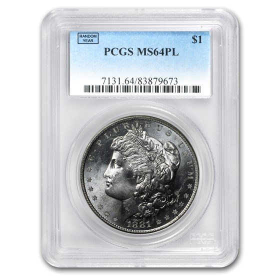 1878-1904 Morgan Dollars MS-64 PL PCGS 1878-1904 Morgan Dollars MS-64 PL PCGS