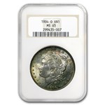1878-1904 Morgan Dollars MS-65 NGC (10 Different Dates/Mints)
