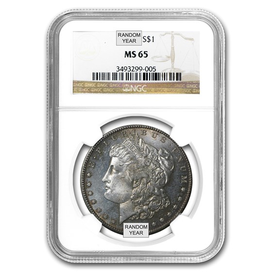 1878-1904 Morgan Dollars MS-65 NGC (Toned Obv/Rev or Both) 1878-1904 Morgan Dollars MS-65 NGC (Toned Obv/Rev or Both)
